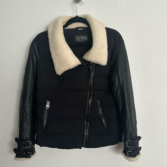 Mackage Jackets & Blazers - MACKAGE goose down lambskin bomber jacket S